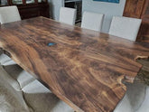 Austin Modern Live Edge Dining Table Coffee Table Kitchen Table Living Room Table Poker Table Bar Counter Table Conference Table End Table Console Table Home Décor - resinhomefurniture